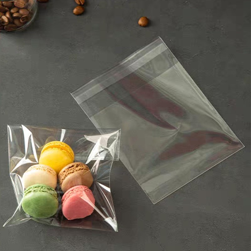 SUREHOME Cookie Bags with Seal 4x4 In Clear Self Sealing
