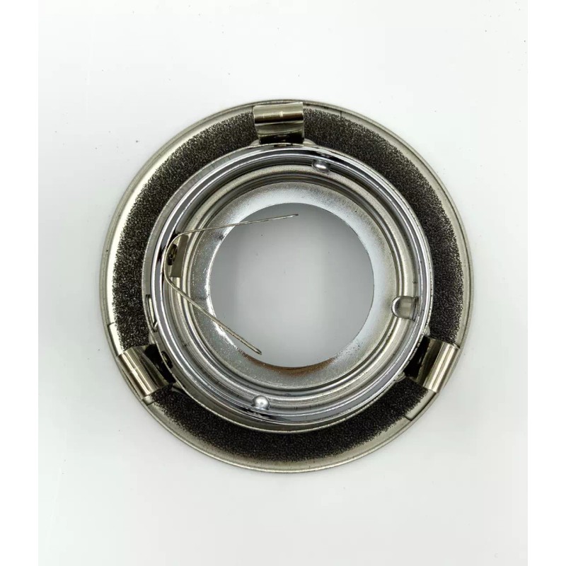 metro lighting 4 Pack,3 Inch Chrome Reflector Satin Nickel Ring