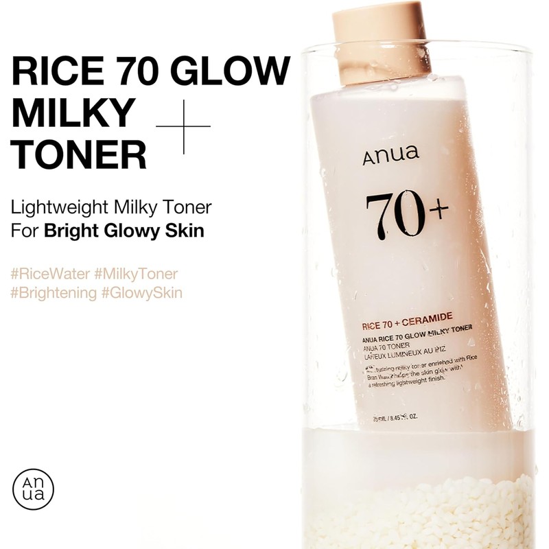 Anua [Anua]Rice 70 Glow Milky Toner 250ml