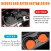 Car Cup Holder Coaster, 4PCS Universal Non-Slip Cup Holders Embedded