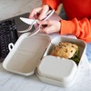 Koziol Pascal Ready 7168716 Lunch Box Set + Cutlery Natural