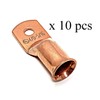 10 pcs WNI 4/0 Gauge x 5/16 Pure Copper Battery