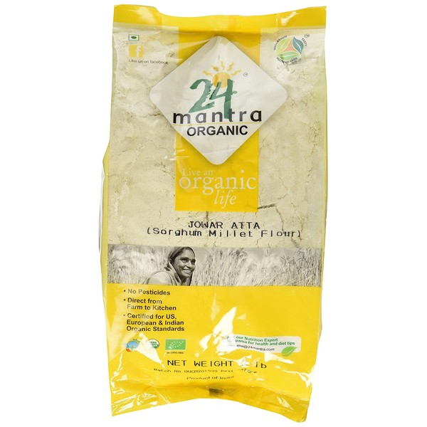 24 Mantara 24 Mantra Organic Jowar Flour - 2 Lb,, ()