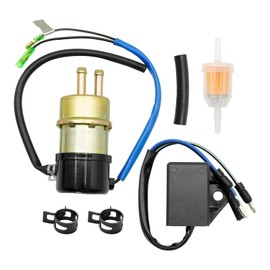 49040-1055 12v Electric Fuel Pump, Replacement for Kawasaki Mule 1000 1994-1997 1988 2500 2510 2520 1992-2000 3000 3010 4X4 2001-2008 3020 2001-2003, Replaces 27034-1053