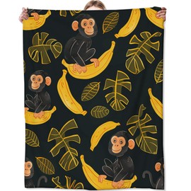 Manta de overol para sofá, cama, sofá, manta de overol suave y acogedora para todas las estaciones, regalo de overol, manta de felpa de franela, ligera, cómoda para niños adultos, 50 x 60 pulgadas
