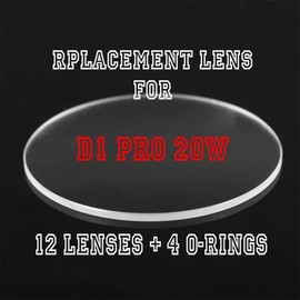 Package of 12 lenses for xTool D1 Pro 20W