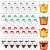 Layhit 200 Pcs Christmas Plastic Shot Cups 2 oz Disposable