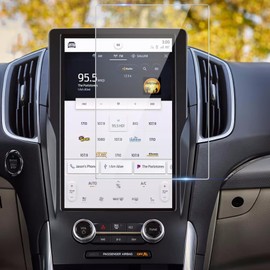 200x120mm Screen Protector for Auto Double Din Car Stereo / Car Radio / CarPlay Radio, 9H Anti-Scratch HD Rectangular Universal Tempered Glass Film for Android Auto Head Unit / GPS Navigator for Car