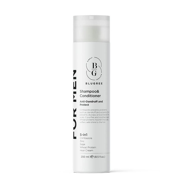 Blugree Erkeklere Özel Kepek Karşıtı Şampuan Ve Saç Kremi 250