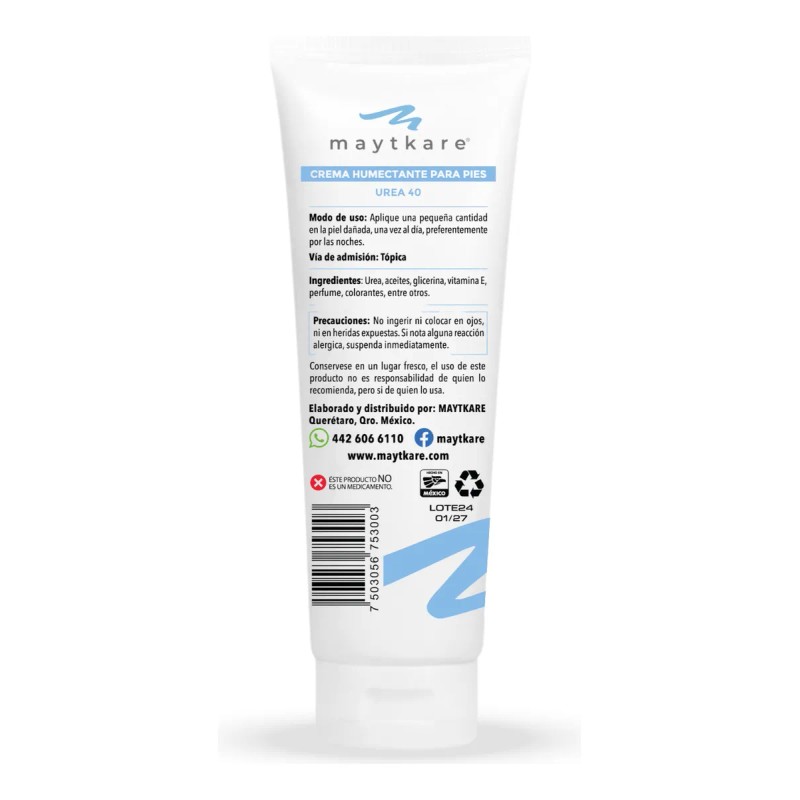 Maytkare Crema Humectante Urea