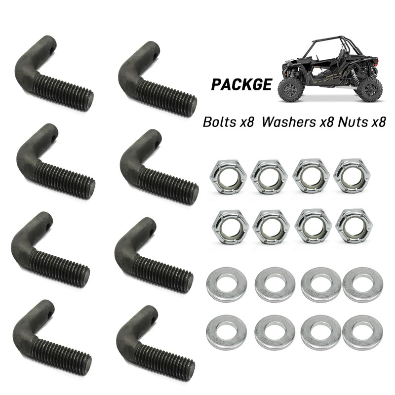 GOLKNHA 8PCS Tree Kickers Mounting Hardware, L Bolts Kit Compatible