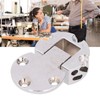 Gigicial 90 Degree Clamshell Hinge, Hidden Bracket, Chain zinc Alloy