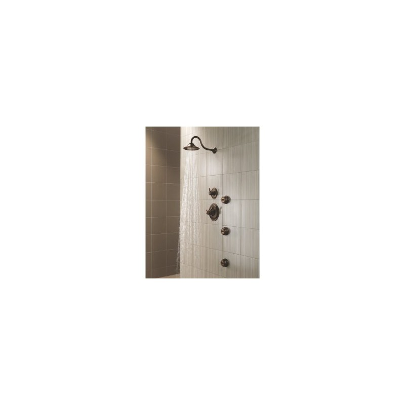 Delta Faucet 3-Spray Touch-Clean Shower Head, Stainless RP34355SS
