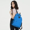 WANDF Drawstring Backpack Sports Bag with Shoe Compartment Water Resistant