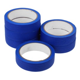 Operitacx 6 Rollen Abdeckband blaue Abdeckbänder Kunstband farbiges Packband dünnes Malerband Zeichenband Farbband Malen -Accessoires Klebeband waschen Washi Tape zum Aufzeichnen Papier