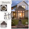 NAXTTII Dusk to Dawn Outdoor Post Lights Waterproof Pole Light