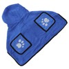 Dog Towel Strong Absorbent Quick Drying Hand Pockets Design Hooded
