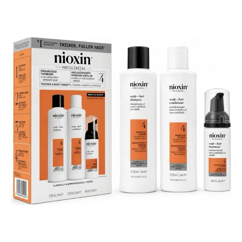Nioxin Kit Anticaída Sistema #4 150ml Para Cabello Teñido