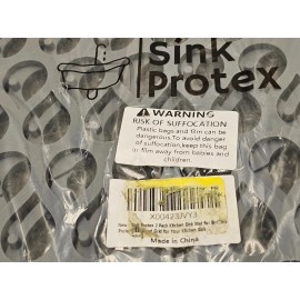 Sink Protex (QTY 2) Sink Protex Silicone Sink Protectors for Kitchen Sink Bottom Heat-Resist