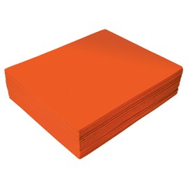 Orange EVA Foam Sheets, 30 Pack, 2mm Thick, 9 x 12 Inch, by Better Office Products, Orange Color, for Arts and Crafts, 30 Sheets Bulk Pack