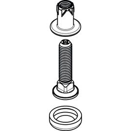 Secotec VAS142 Height Adjustment Screw with Type M8 x 70 Pack of 10
