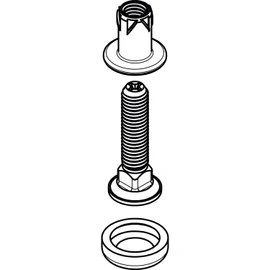Secotec VAS142 Height Adjustment Screw with Type M8 x 70 Pack of 10