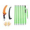 27Ft Manual Tree Pruning Saw Green Branch Trimmer Light and