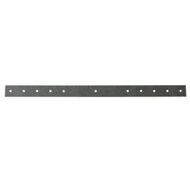 DAIDOHANT 63308 (Reinforced Hardware) Uniqlo Seven-Hole Plate I Type [Iron] (W) 0.8 x (A) 11.8 inches (300 mm) (5 Pieces)
