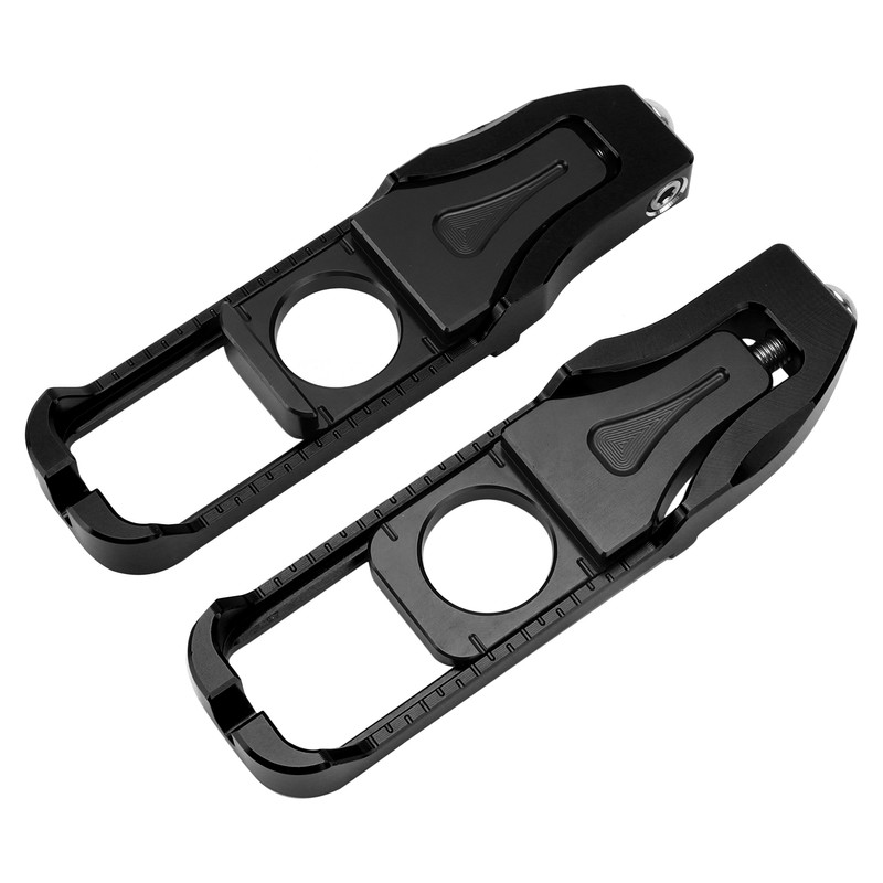 Pair Motorcycle Left Right Chain Adjusters Tensioners Replacement for Yamaha