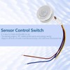 Infrarot-Bewegungssensor-Steuerung, Automatischer Infrarot-Bewegungssensor HW08F LED Automatischer Infrarot-Bewegungssensor-Steuerschalter, PIR-Sensor, (MR-HW08F 45