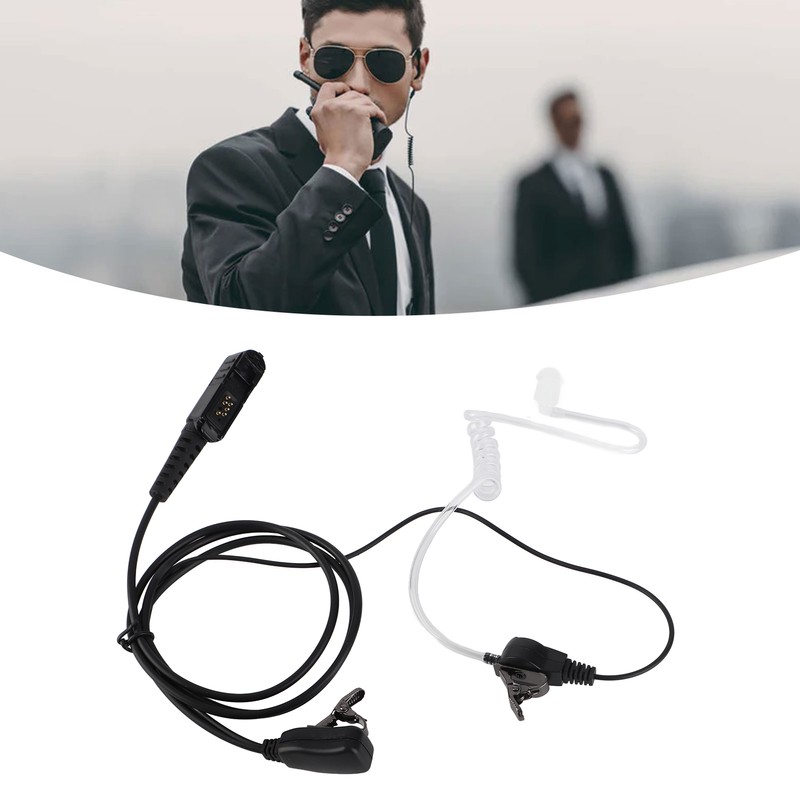 Walkie Talkie Earpiece with PTT and Mic Compatible for XPR3000