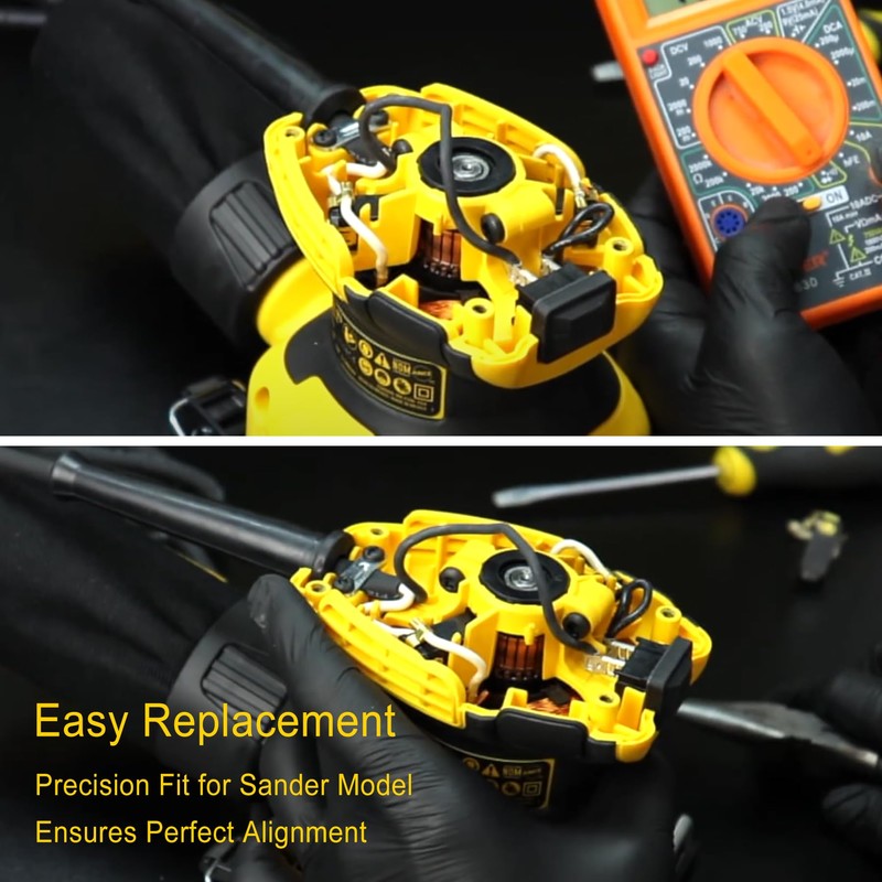 4Pcs N292059 Carbon Brush Box Assembly Replacement, Compatible with DeWalt