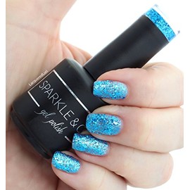 Sparkle & Co. Soak Off Gel Polish – 094: Vibrant Blue Glitzy