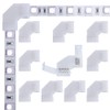 Nicelux 90 Degree Corner 4 Pin L Shape Connector for