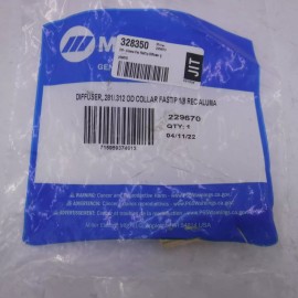 Miller Electric Welding Gas Diffuser .281/.312 OD Collar Fastip 1/8" 229670
