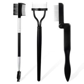 3PCS Eyelash Comb Lash Separator Lash Spoolie Mascara Applicator Definer Lashs Comb Eye Makeup Brushes for Combing Separating Lashes