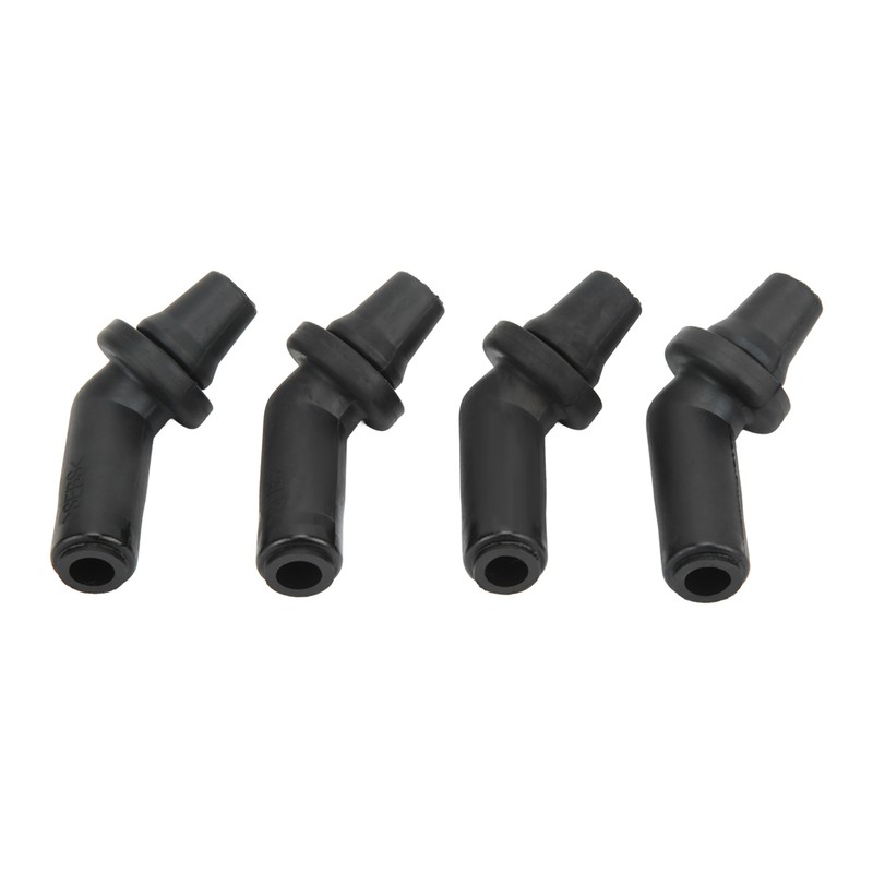 4pcs Sunroof Drain Tube Connector EEH500100 Rubber Black Replacement for