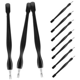 Healeved 10pcs Cuticle Pusher and Nail Remover Tool for Nail Salons Double-ended Design for Dead Skin Removal