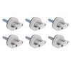 6PCS Hard Top Quick Removal Fastener Thumb Screw with D