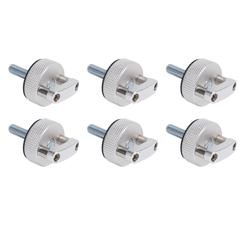 6PCS Hard Top Quick Removal Fastener Thumb Screw with D