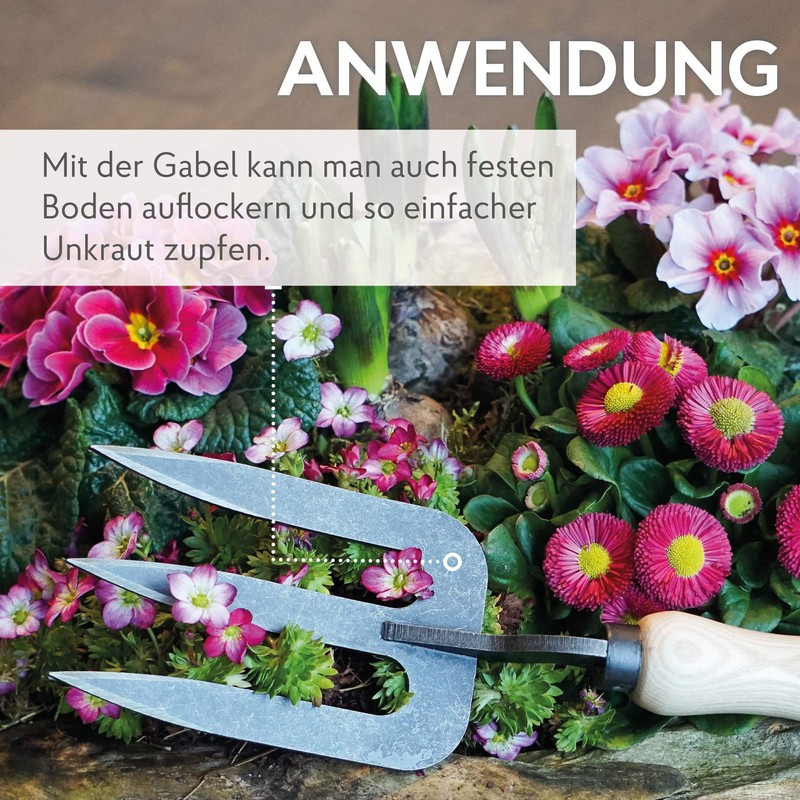 DeWit Flower Fork 'Welldone' 30 cm I Professional Digging Fork