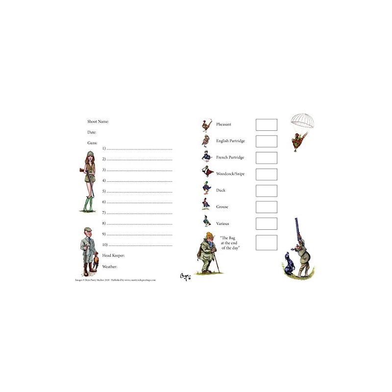 Bryn Parry 10 Shoot Game Cards featuring The Magnet A