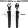 MuskalMed Compact Fiber Optic Otoscope with 9 Tips & Plastic
