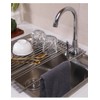 Sonngnn Foldable Dish Drying Rack - Stainless Steel Over Sink