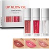 3 Piezas De Aceite Para Labios Voluminizador, Bálsamo Labial Con