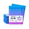 Metronic Bubble Mailers 6x10 Inch 100 Pack BluePurple Usable Size