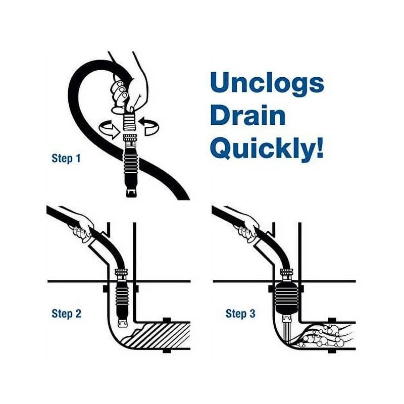 Drain King 750 Unclogs Main Drain & Sewer Line with