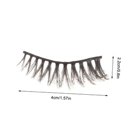 FOMIYES 8pairs Natural Look False Eyelashes Synthetic Makeup Lashes for Women for Cosplay Weddings Photography and Parties Easy to Apply Reusable Lightweight Volume