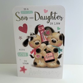 Jonny Javelin Son And Daughter In Law Anniversary Card
