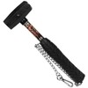 SK11 SPIDER SPD-CH-06 Stone Head Hammer with Built-in Safety Cord,